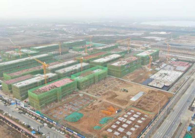食品產(chǎn)業(yè)園一期啟動區(qū)項(xiàng)目已完成，總建筑面積16.6萬平米